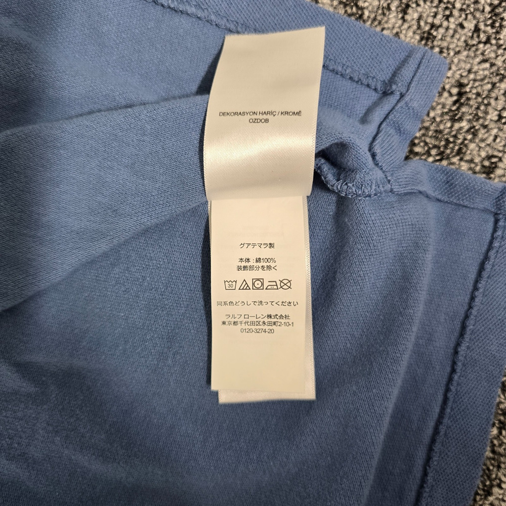 Polo Ralph Lauren Classic Fit Mesh Polo Shirt Men's XL Blue - Red Pony Logo - Picture 6 of 12